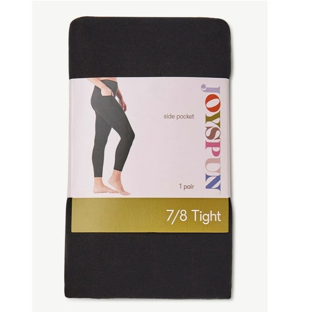 Joyspun Women's 7/8 Solid Tight-Legging, Size XXXL